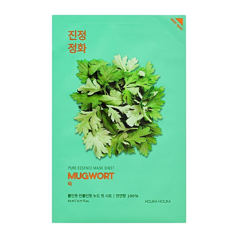 Holika Holika Pure Essence Mask Sheet Mugwort - veido kaukė